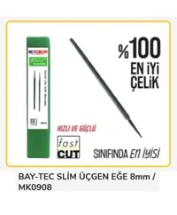 Mk0908 Bay-Tec Slim Üçgen Eğe 8Mm