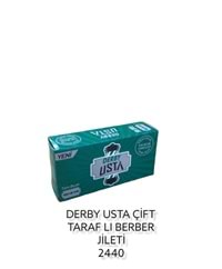 2440 Derby Usta Çift Tarafli Jilet