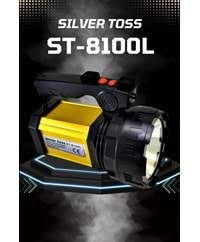 St-8100L Silver Toss 25W Şarjlı El Feneri