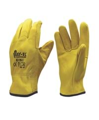 El400 Bay-El Deri Eldiven 10 - Sarı