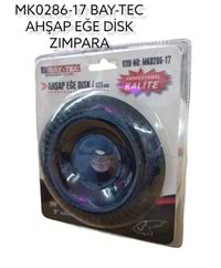Mk0286-17 Bay-Tec Ahşap Eğe Disk 125Mm