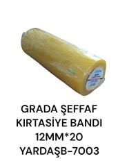 Şb-7003 Grada Şeffaf Kırtasiye Bantı 12Mm*50Yrd