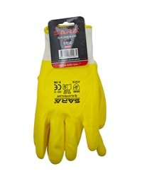 S108 Sara Full Sarı Nitril İş Eldiveni 10