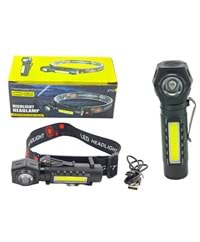 Ps-212 Xpe Şarjlı El Feneri & Kafa Lambası