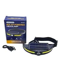 Or-921 Gold Orion Solar Şarjlı Led+Cob Led Kafa Lambası