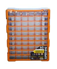 ASR-6000 Super-Bag 60lı Dikey Organizer Monoblock Çekmece Seti