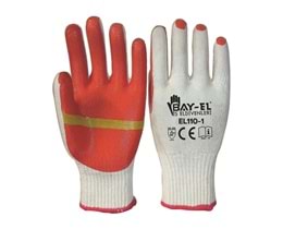 El380 Bay-El Terminatör Eldiven 10 - Beyaz/Turuncu