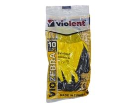VIO2513 Violent Sarı/Siyah VioZebra Eldiven 10