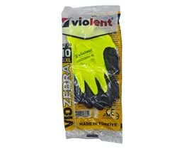 VIO2513 Violent Yeşil/Siyah Fosforlu VioZebra Eldiven 10