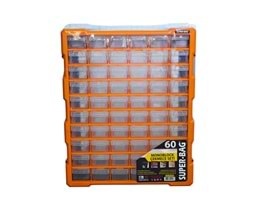 ASR-6000 Super-Bag 60lı Dikey Organizer Monoblock Çekmece Seti