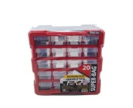 ASR-6006 Super-Bag 20li Organizer Monoblock Çekmece Seti