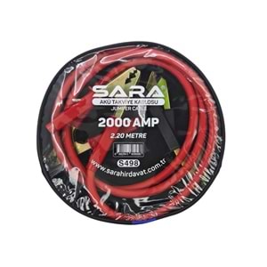 S498 Sara Akü Takviye Kablosu 2000amp