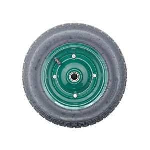07460 Novax Rulmanlı Şişme Tekerlek 3.50-7 - Yeşil