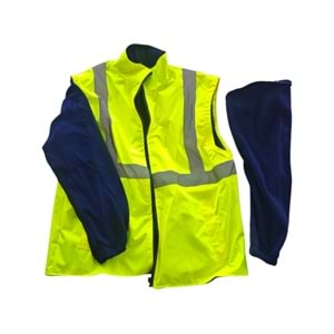 JN1003 Junior 5in1 Sarı Lacivert Parka - L