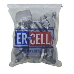 11489 Er-Cell Duşakabin Makara Seti - Plastik