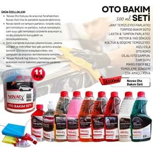 07397 Novax 11 Parça Oto Bakım Seti