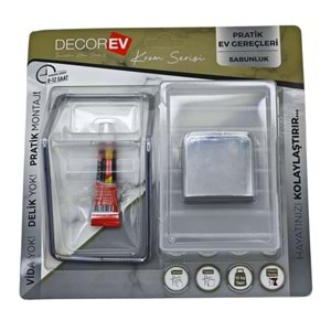 Dc-4784 Decorev Krom Plastik Sabunluk