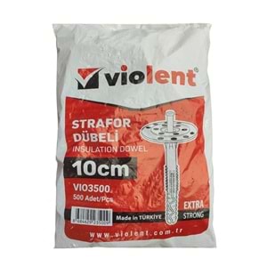 VIO3500 Violent 500lü Strafor Dübeli 10cm