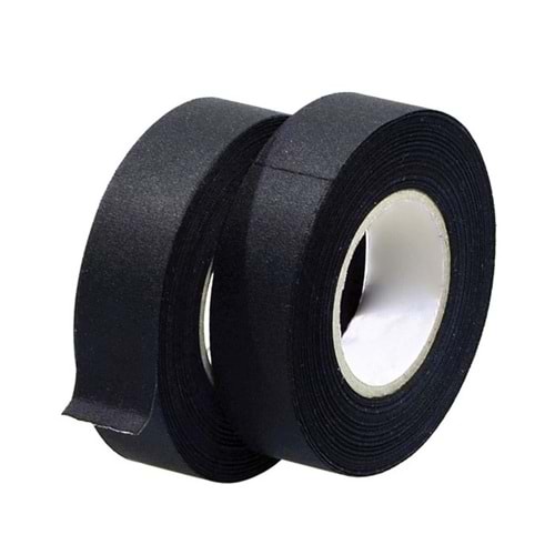 U0766 Tüysüz Siyah Bez Bant 19mm*15m