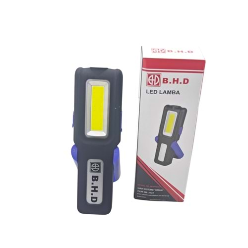 BHD00357 B.H.D Cob Led Şarjlı El Lambası - Büyük