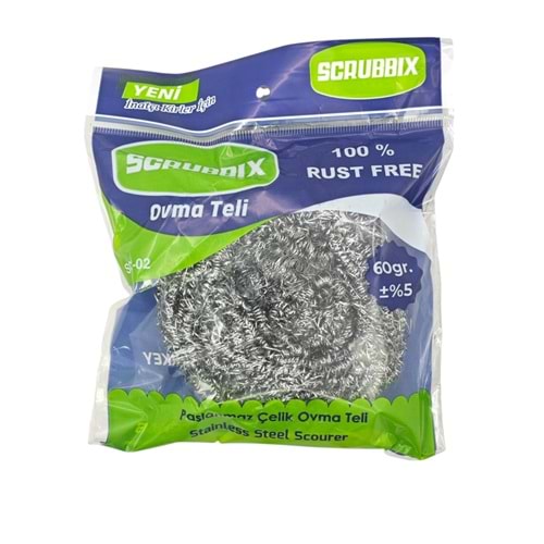 SCR-02 Scrubbix Endüstriyel Ovma Teli 60gr