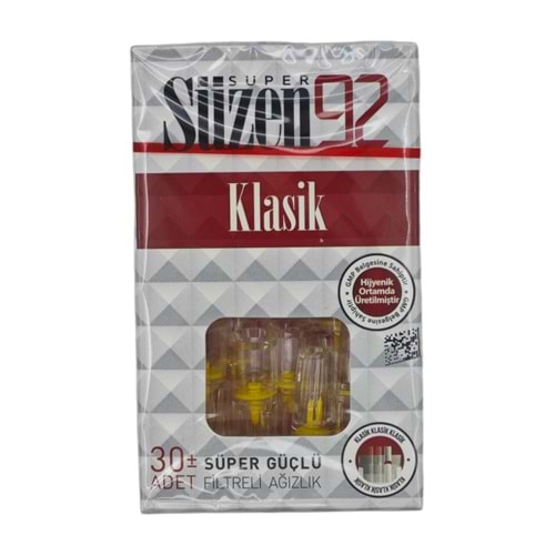 0726 Süzen 92 Sigara Filitresi 30lu