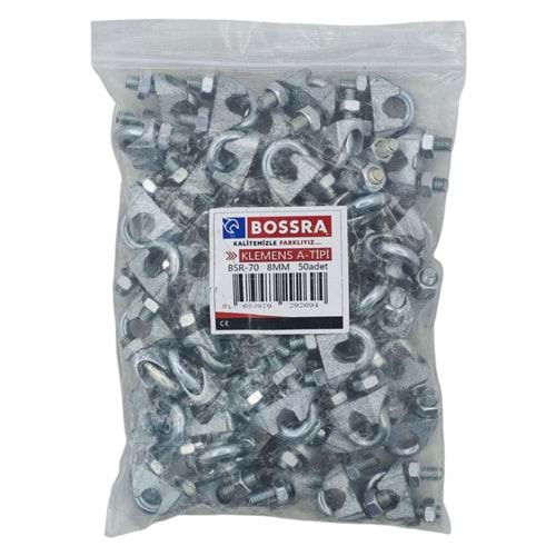 BSR-70 Bossra A-Tipi Metal Klemens 8mm