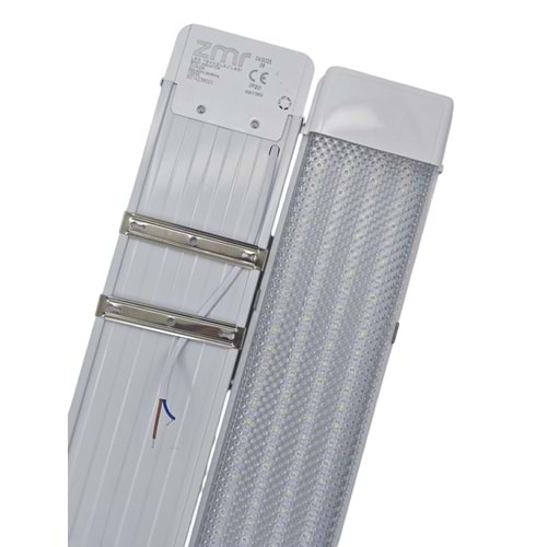 ZMR-234 ZMR 100W Kristal Bant Armatür 120cm 2li - Beyaz