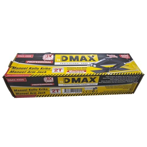 DMX-4105 Dmax Manuel Kollu Kriko 2 Ton