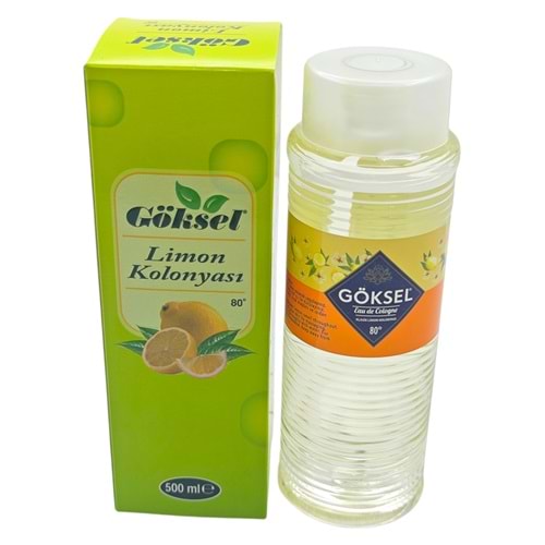 0861 Göksel 80° Limon Kolonyası 500ml