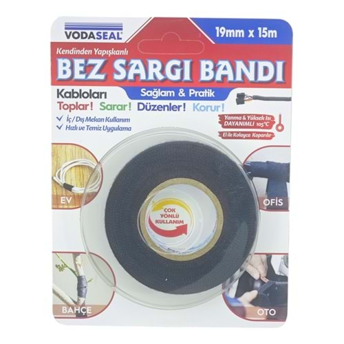 7043 Vodaseal Bez Sargı Bandı 19mm*15m