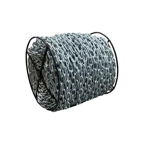 01192 Baş Galvenizli Stand Zinciri 8Mm