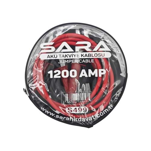 S499 Sara Akü Takviye Kablosu 1200amp