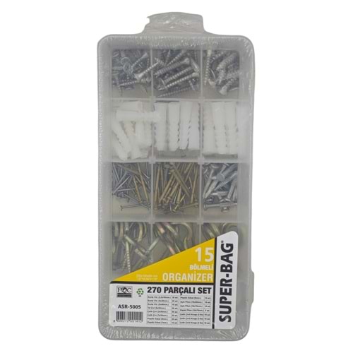 ASR-5005 Super-Bag 270 Parçali Organizer Set