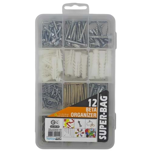 ASR-2093 Super-Bag 240 Parçali Organizer Set