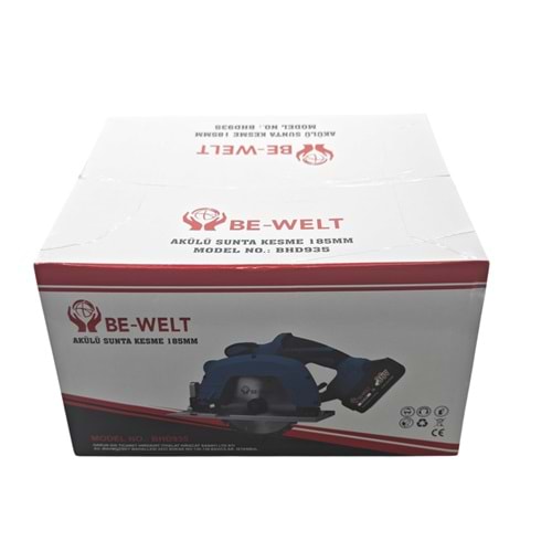BHD935 Be-Welt 36V Şarlı Sunta Kesme 185mm