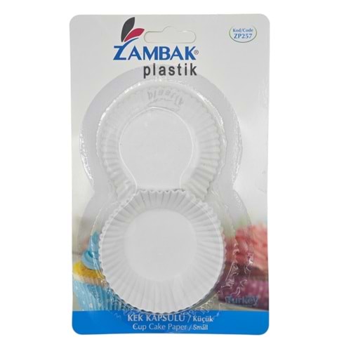 ZP257 Zambak Plastik Kek Kapsülü - Küçük