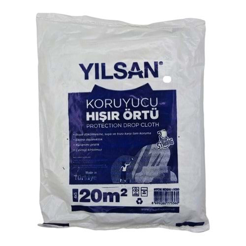 H20 Yılsan Koruyucu Kalın Hışır Örtüsü 4*5m² - Beyaz