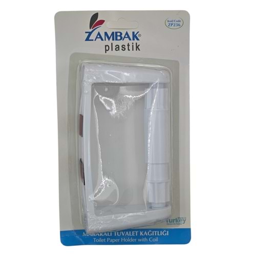 ZP236 Zambak Plastik Makaralı WC Kağıtlığı