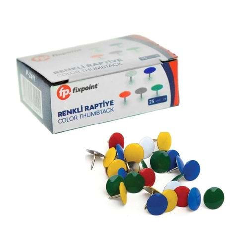 P-2411 Fixpoint Renkli Raptiye ±1 25li
