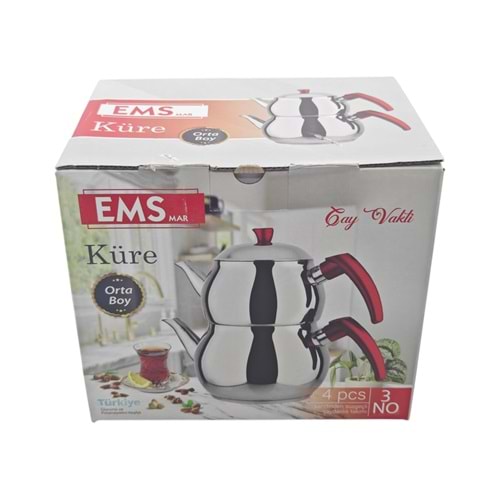 9052 EMS Küre Çaydanlık Takımı - Orta