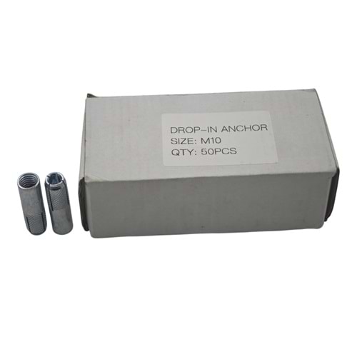 ASC CDB M10 Asçelik Çakmalı Çelik Dübel M10 40mm