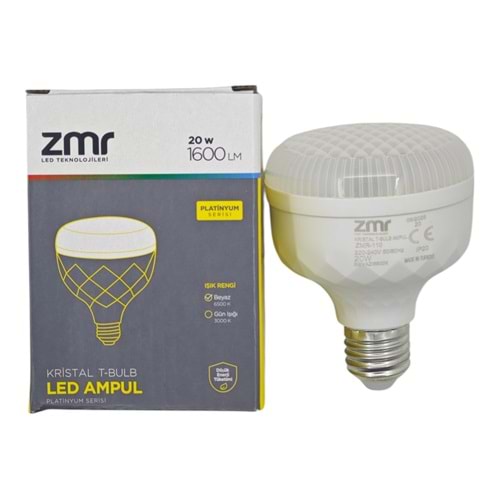 ZMR-110/B ZMR E27-20W Kristal T-Bulb Led Ampul