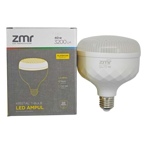 ZMR-112/D ZMR E27-40W Kristal T-Bulb Led Ampul