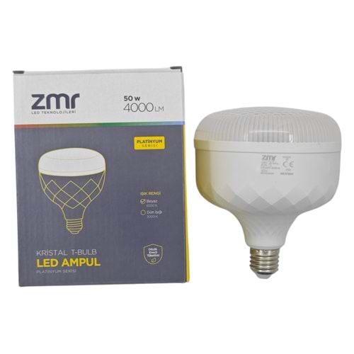 ZMR-113/B ZMR E27-50W Kristal T-Bulb Led Ampul