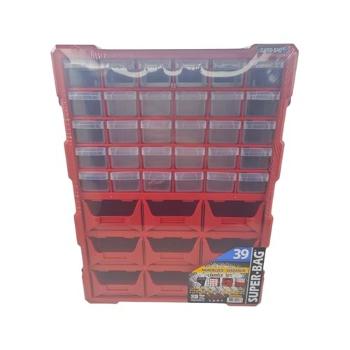 ASR-6010 Super-Bag 39lu Monoblok Avadanlık Çekmece Seti