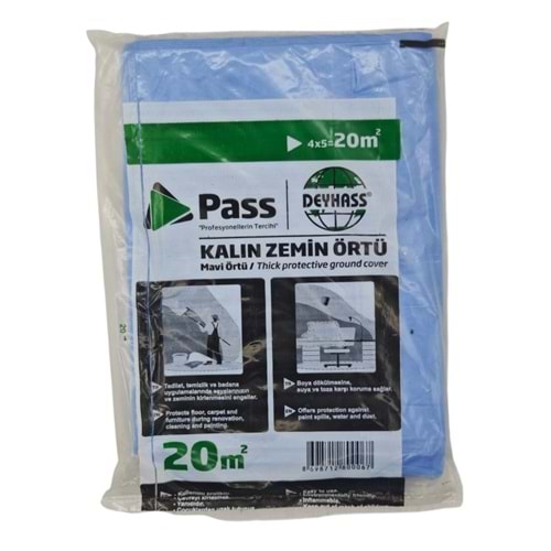 0006 Pass Zemin Koruyucu Kalın Hışır Örtü 4*5=20m²