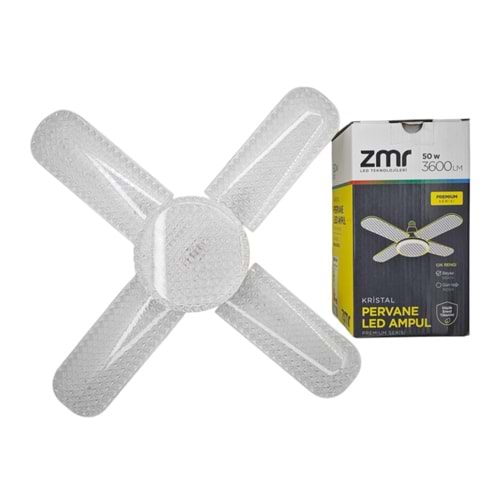 ZMR-123/B ZMR E27-50W Krıstal Kanatlı Led Ampul