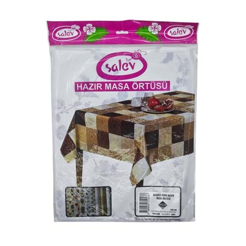 1003 Salev Elyaflı Masa Örtüsü 140cm - Yuvarlak