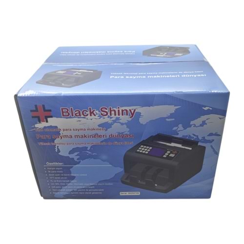 06250749 Black Shiny Tam Otomat Para Sayma Makinesi